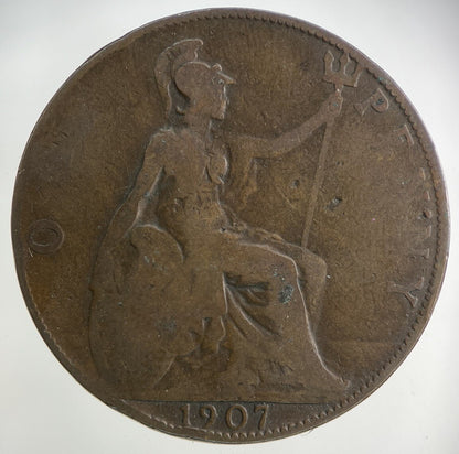 1907 Edward VII One Penny Coin | Collectable Grade