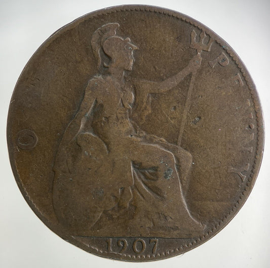1907 Edward VII One Penny Coin | Collectable Grade