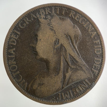 1899 Victoria One Penny Coin | Collectable Grade