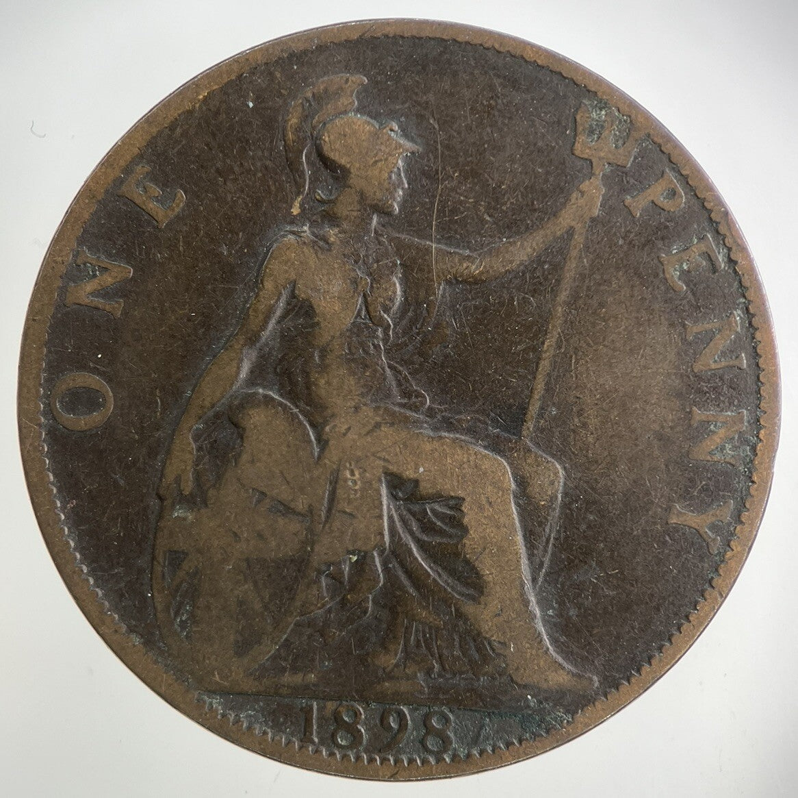 1898 Victoria One Penny Coin | Collectable Grade