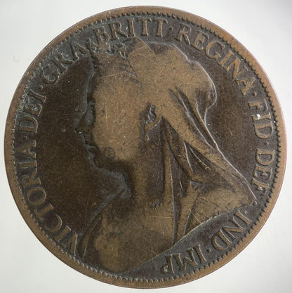 1898 Victoria One Penny Coin | Collectable Grade
