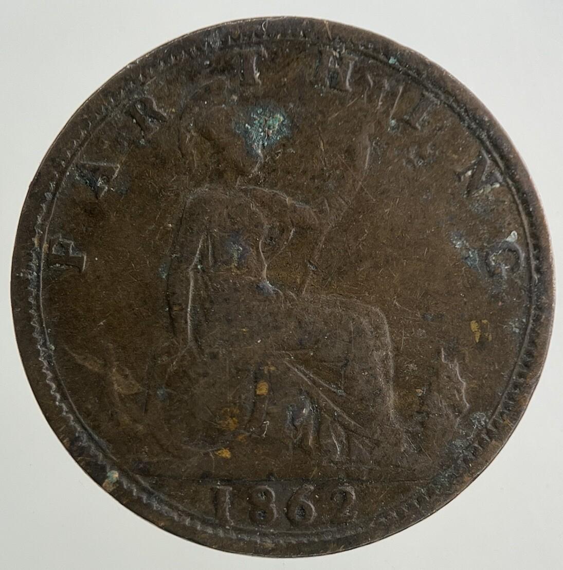 1862 Victoria Farthing Coin | Collectable Grade