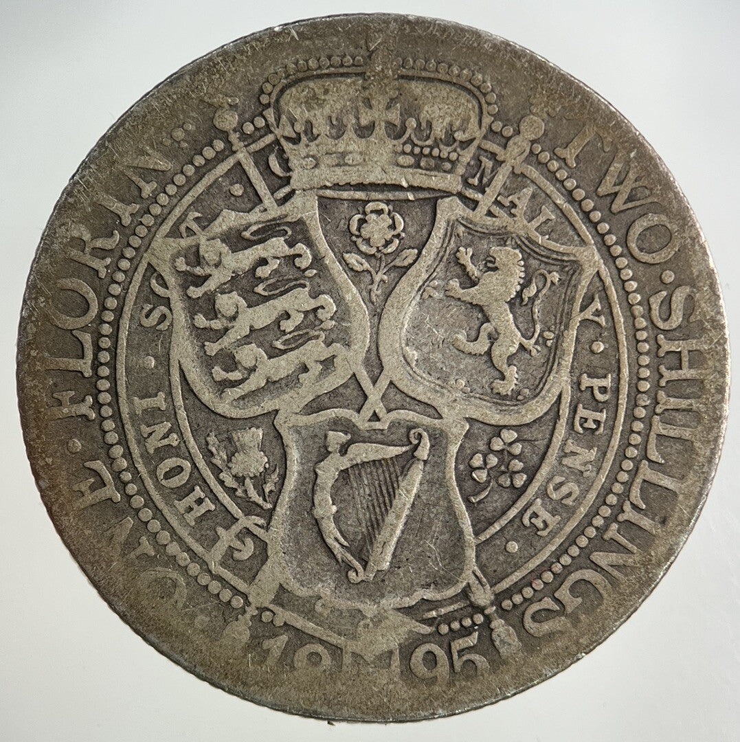 1895 Victoria Florin Silver Coin | Collectable Grade