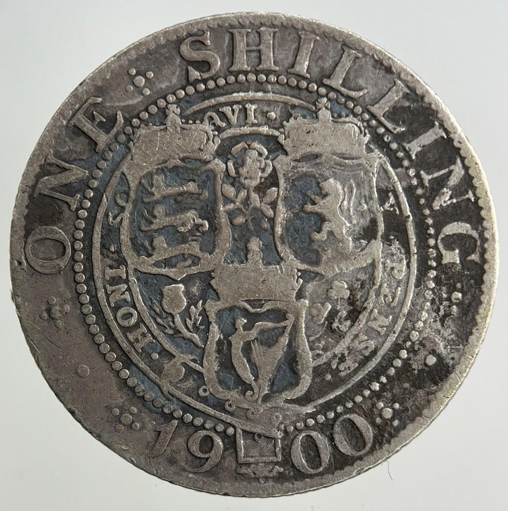 1900 Victoria Shilling Silver Coin | Collectable Grade
