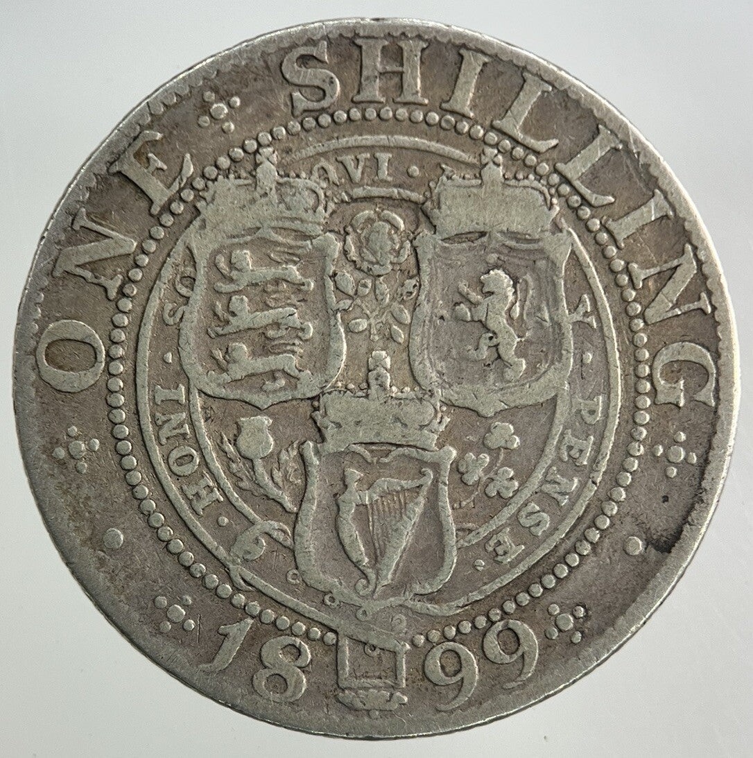1899 Victoria Shilling Silver Coin | Collectable Grade