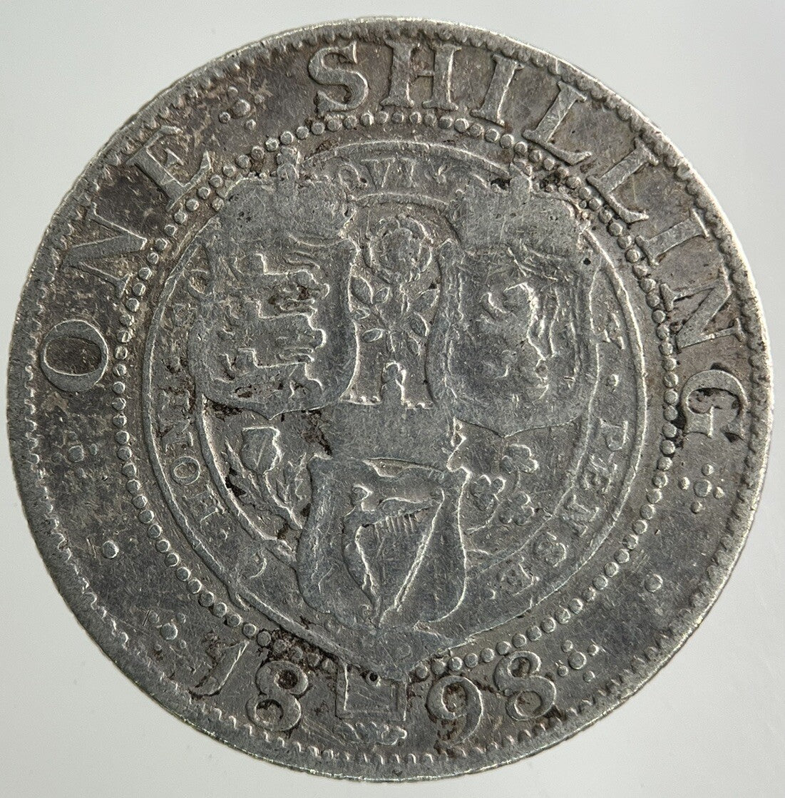 1898 Victoria Shilling Silver Coin | Collectable Grade