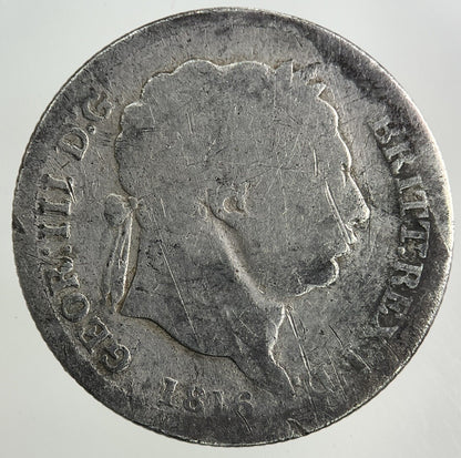 1816 George III 3rd Shilling Silver Coin | Fair Grade