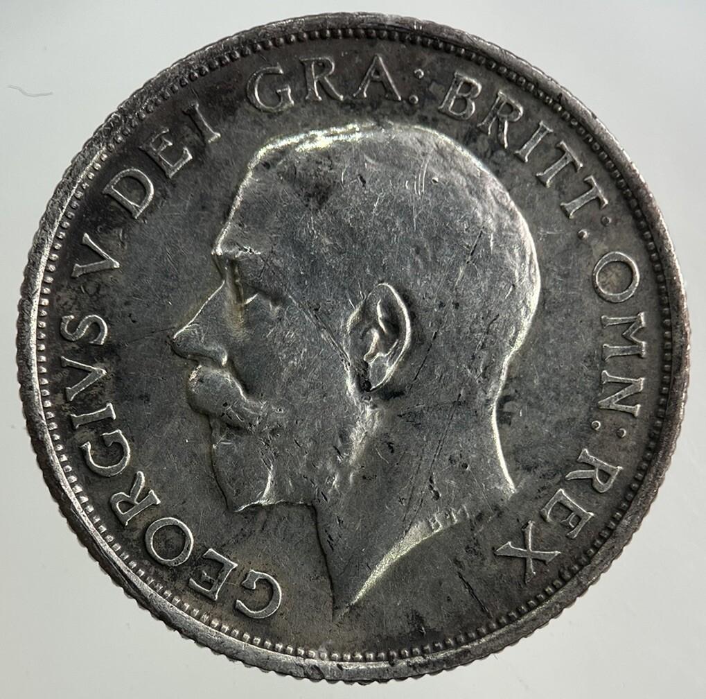1915 George V Shilling Silver Coin | Fine Collectable Grade