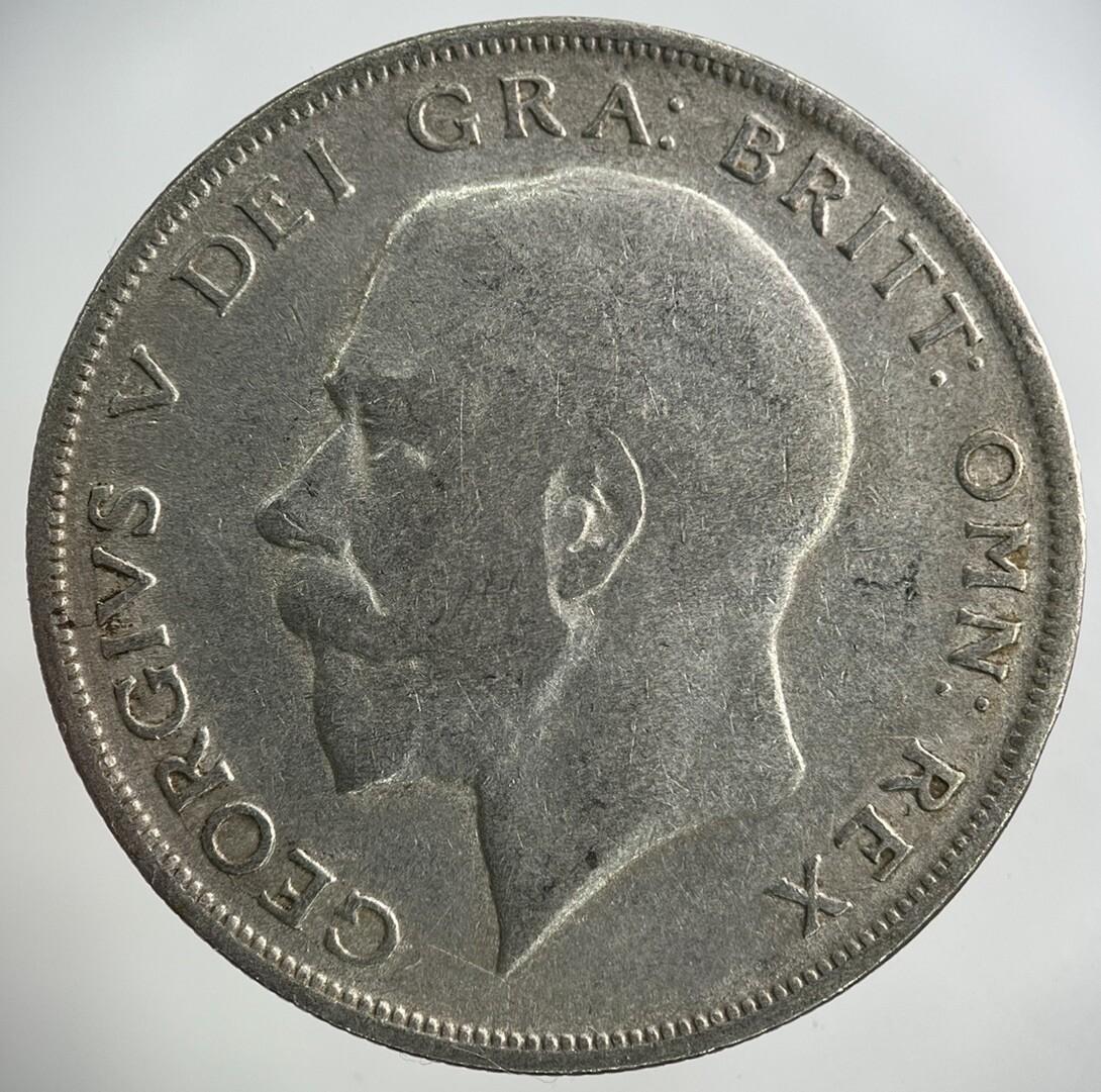 1921 George V Half-Crown Silver Coin | Fine Collectable Grade