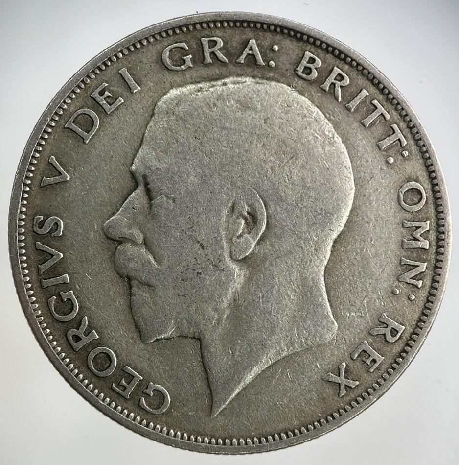 1922 George V Half-Crown Silver Coin | Fine Collectable Grade
