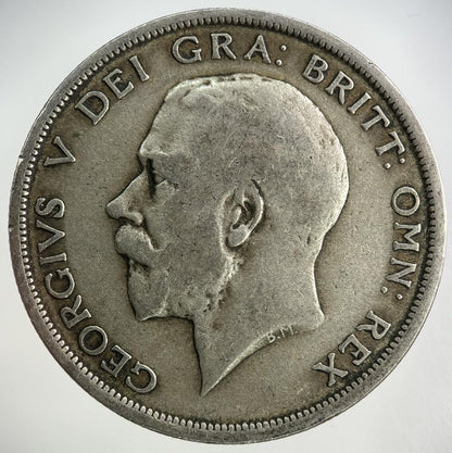 1920 George V Half-Crown Silver Coin | Fine Collectable Grade