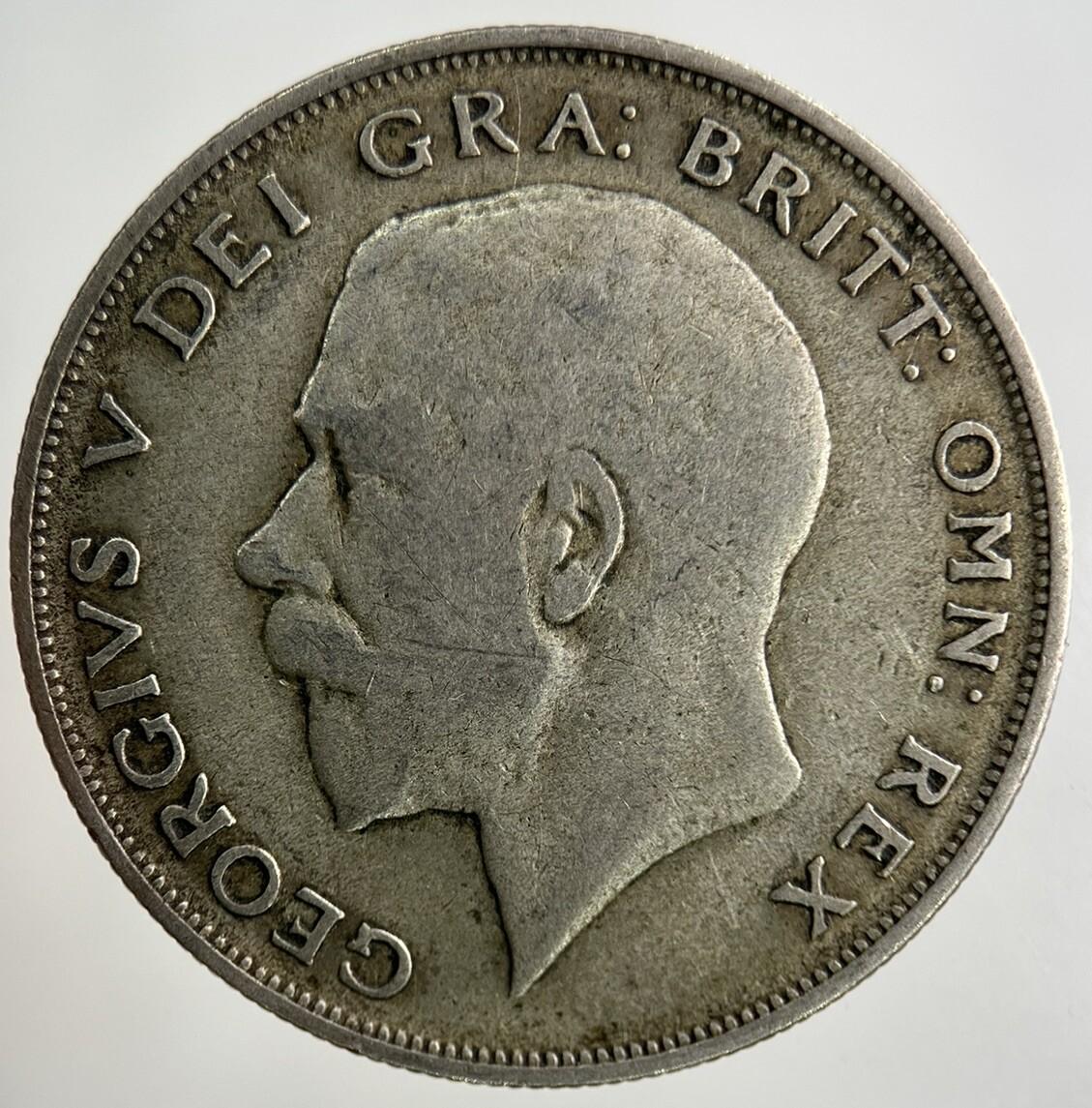1921 George V Half-Crown Silver Coin | Fine Collectable Grade