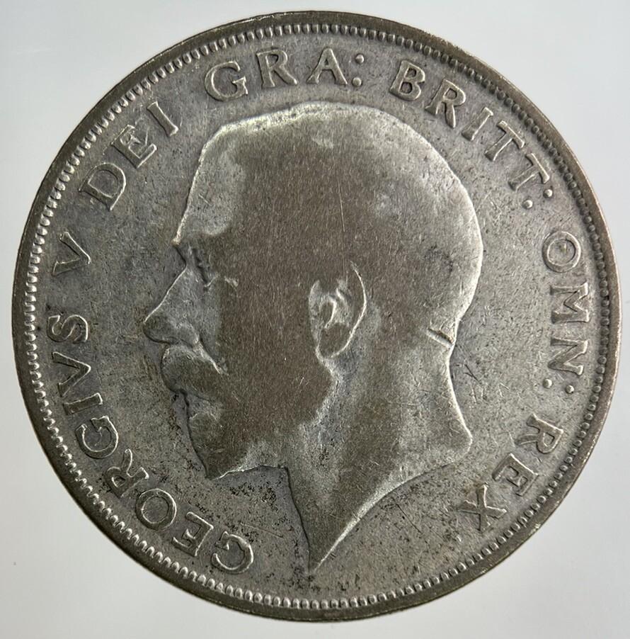 1923 George V Half-Crown Silver Coin | Fine Collectable Grade