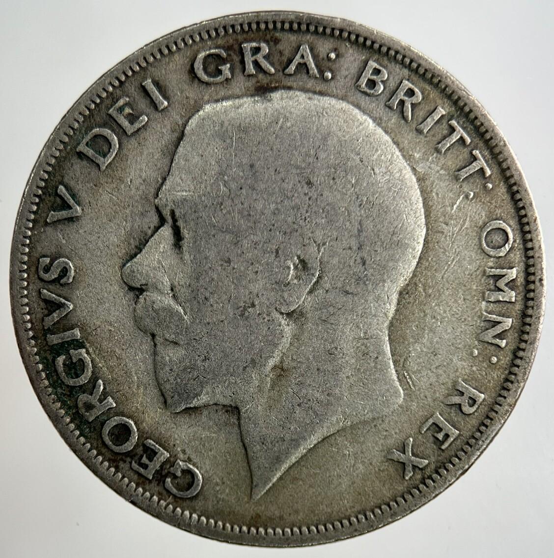 1921 George V Half-Crown Silver Coin | Fine Collectable Grade