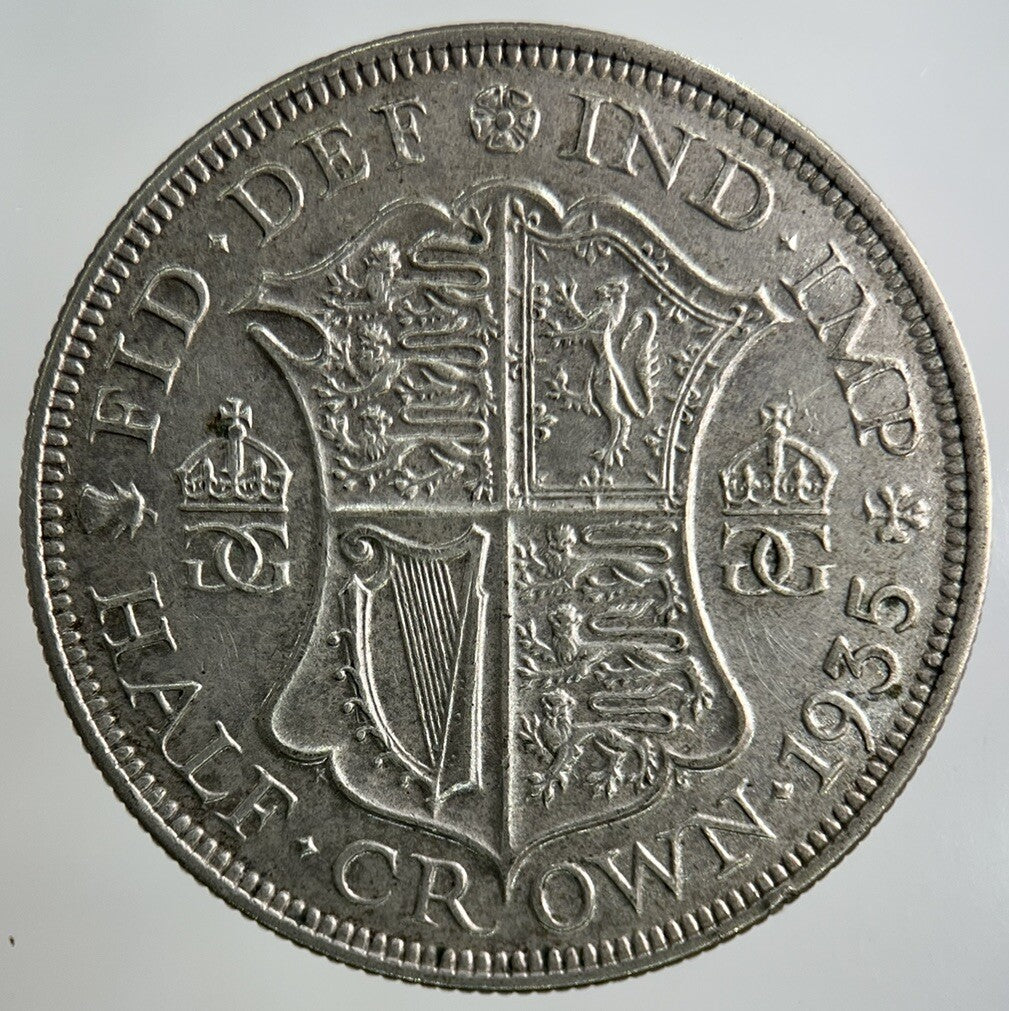 1935 George V Half-Crown Silver Coin | Very High Grade