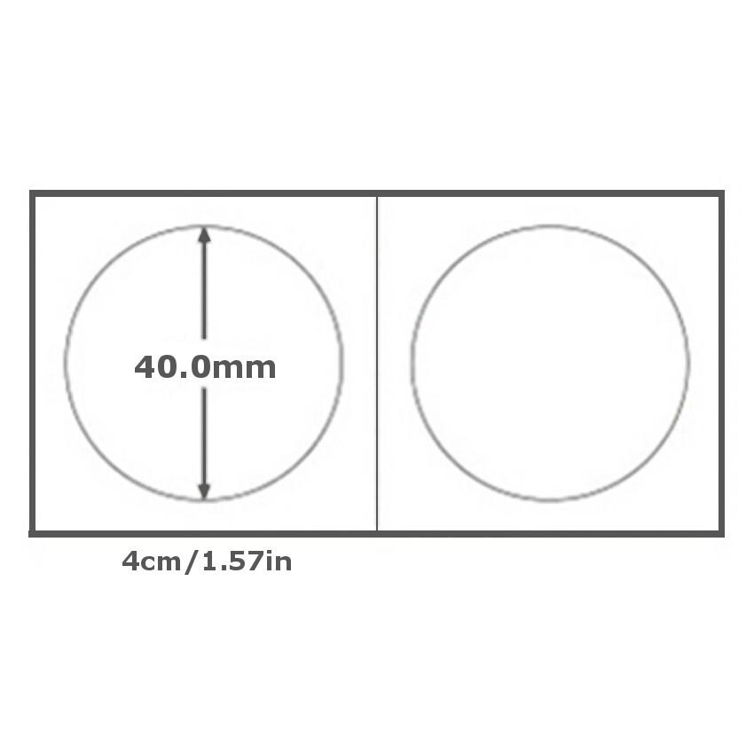 40mm Coin 2x2 Flips Holders - UK Stock - Quantity 50 - Other Sizes Available