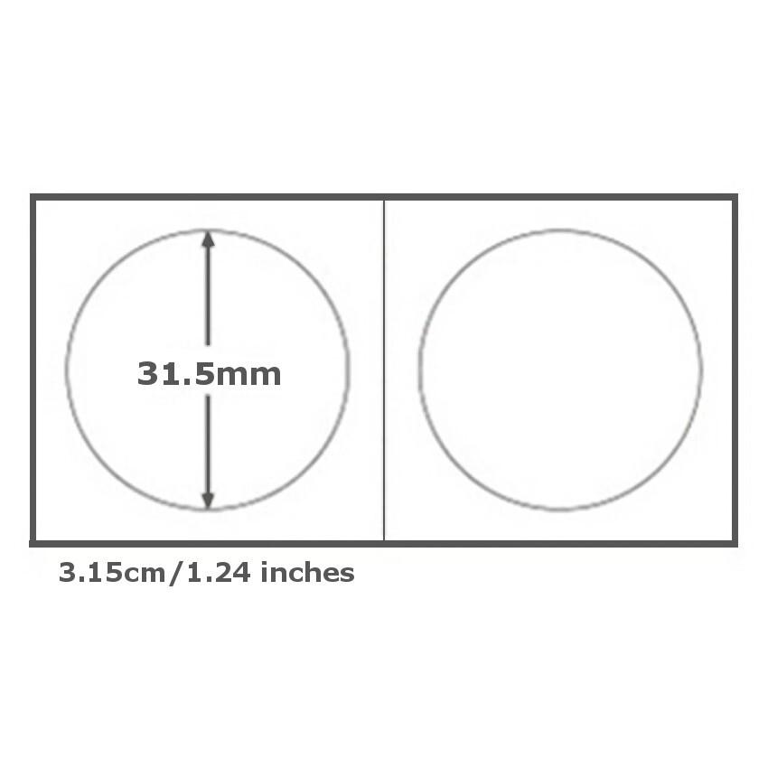 31.5mm Coin 2x2 Flips Holders - UK Stock - Quantity 50 - Other Sizes Available