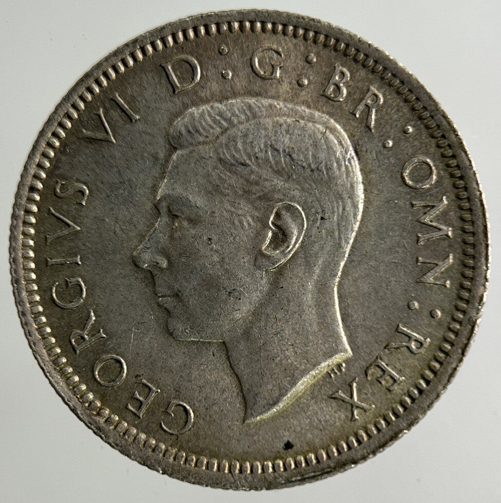1943 George VI Sixpence Silver Coin | Fine Collectable Grade