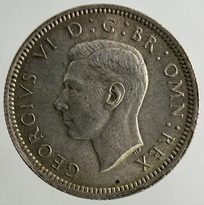 1943 George VI Sixpence Silver Coin | Fine Collectable Grade