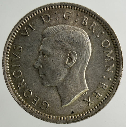 1943 George VI Sixpence Silver Coin | Fine Collectable Grade
