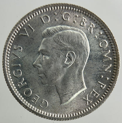 1946 George VI Sixpence Silver Coin | Very High Grade