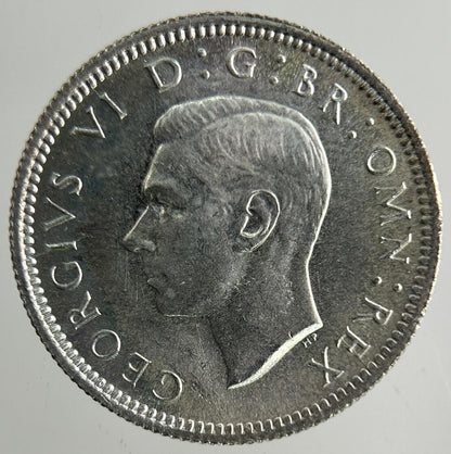 1946 George VI Sixpence Silver Coin | Very High Grade