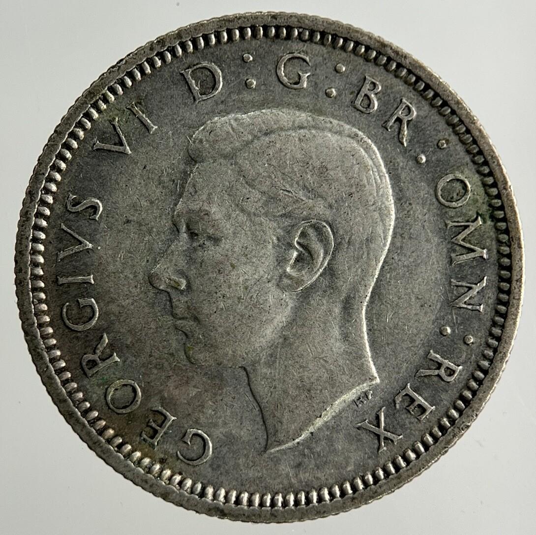 1939 George VI Sixpence Silver Coin | Fine Collectable Grade