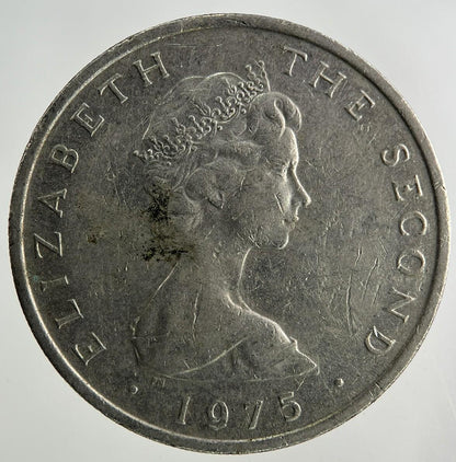1975 Isle Of Man 10p Ten-Pence Coin | Fine Collectable Grade
