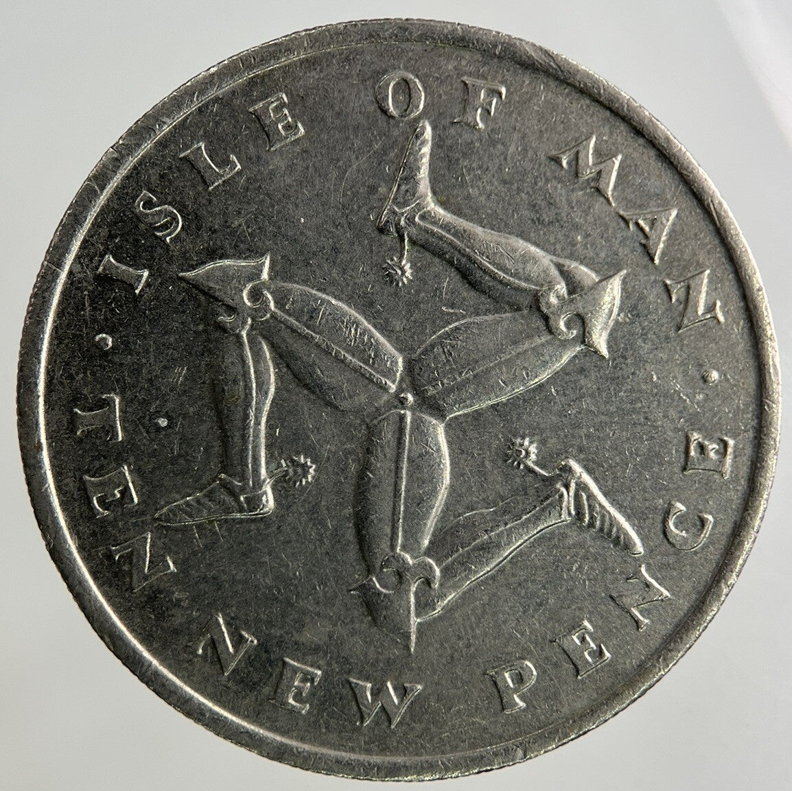 1975 Isle Of Man 10p Ten-Pence Coin | Fine Collectable Grade