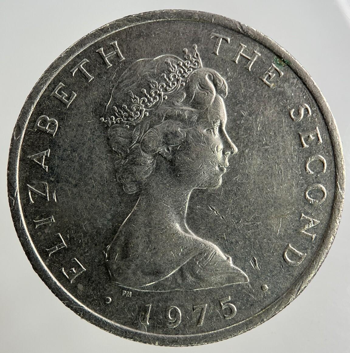 1975 Isle Of Man 10p Ten-Pence Coin | Fine Collectable Grade