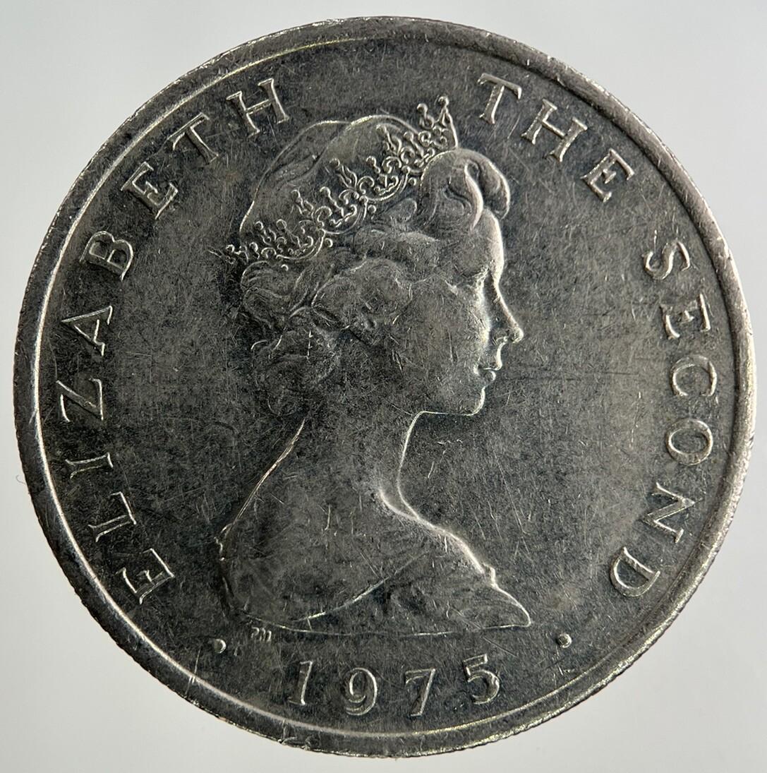 1975 Isle Of Man 10p Ten-Pence Coin | Fine Collectable Grade