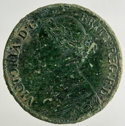 1860 Victoria Farthing Coin | Collectable Grade