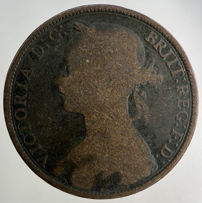 1893 Victoria One Penny Coin | Collectable Grade