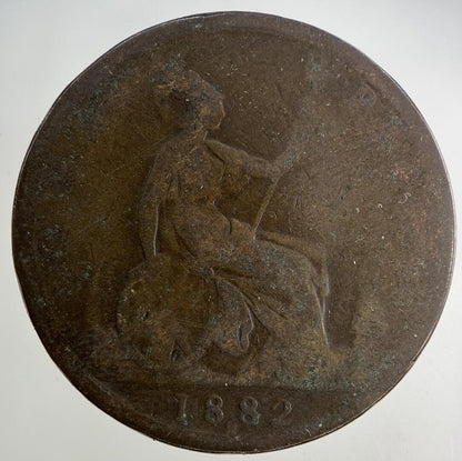 1882-H Victoria One Penny Coin | Collectable Grade