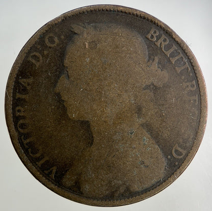 1893 Victoria One Penny Coin | Collectable Grade