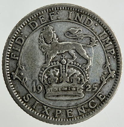 1925 George V Sixpence Silver Coin | Collectable Grade