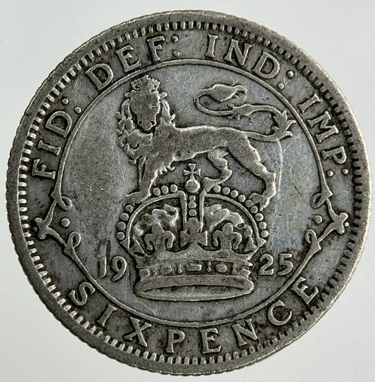 1925 George V Sixpence Silver Coin | Collectable Grade