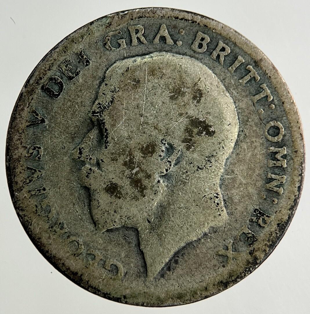 1911 George V Sixpence Silver Coin | Fair Grade
