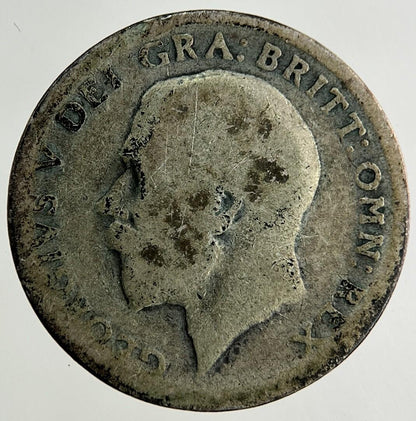 1911 George V Sixpence Silver Coin | Fair Grade