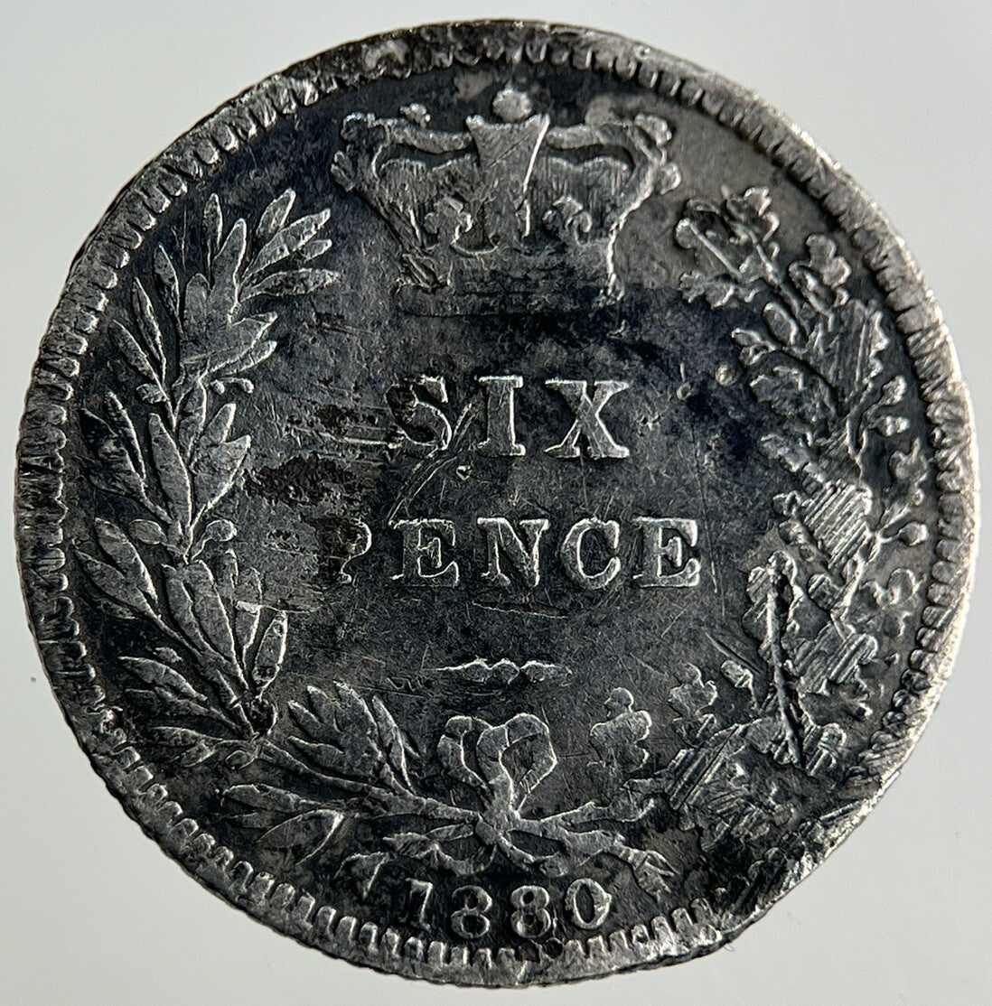 1880 Victoria Sixpence Silver Coin | Collectable Grade
