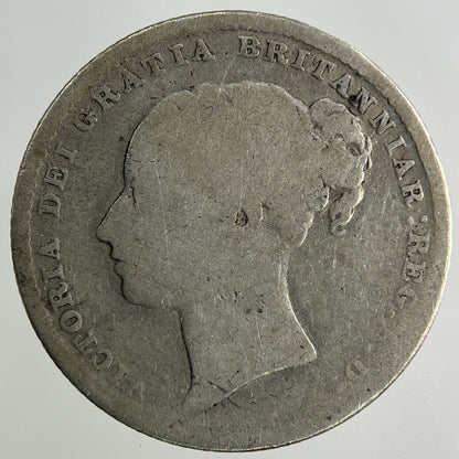 1880 Victoria Shilling Silver Coin | Collectable Grade