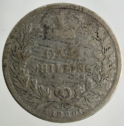 1880 Victoria Shilling Silver Coin | Collectable Grade