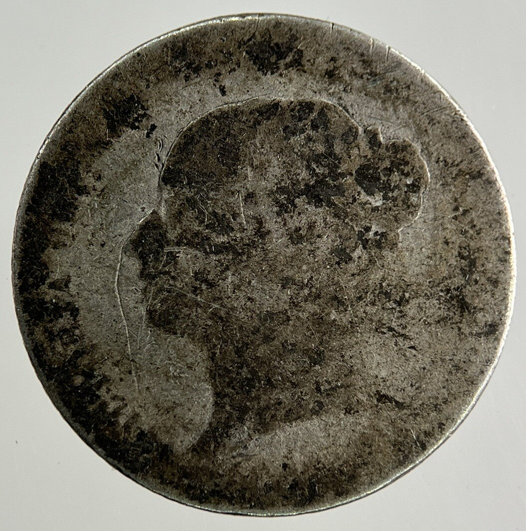 British Victoria Sixpence Silver Coin | Worn Grade