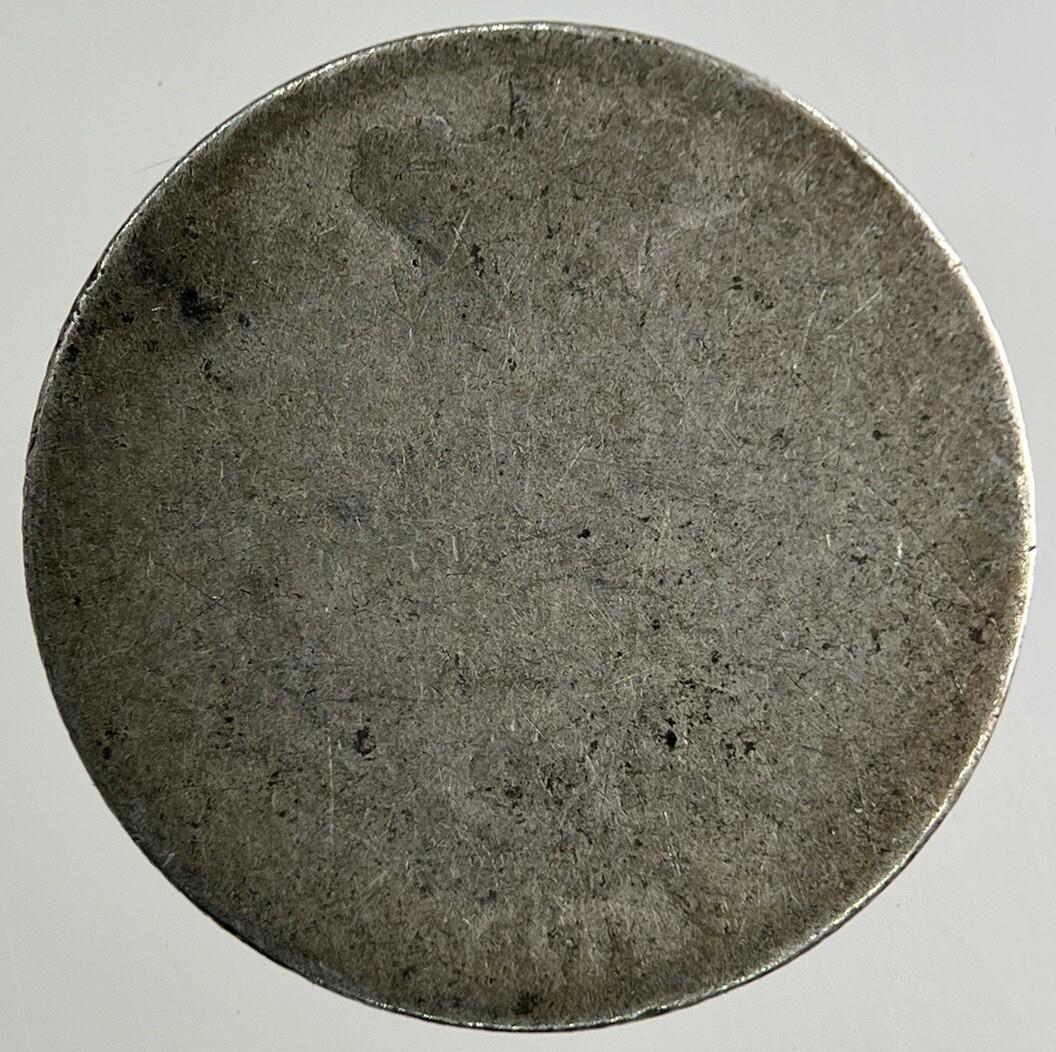 British Victoria Sixpence Silver Coin | Worn Grade