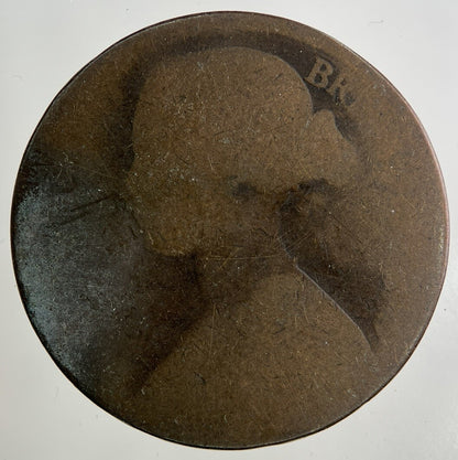 British Victoria One Penny Coin | Worn Grade