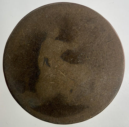 British Victoria One Penny Coin | Worn Grade