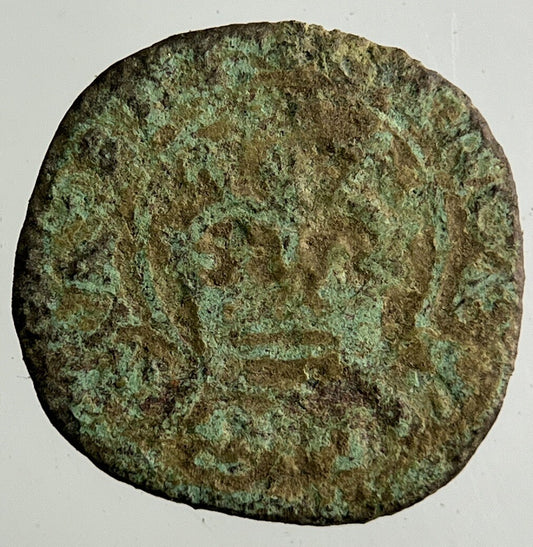 Irish Rose Hammered Farthing Coin | Collectable Grade