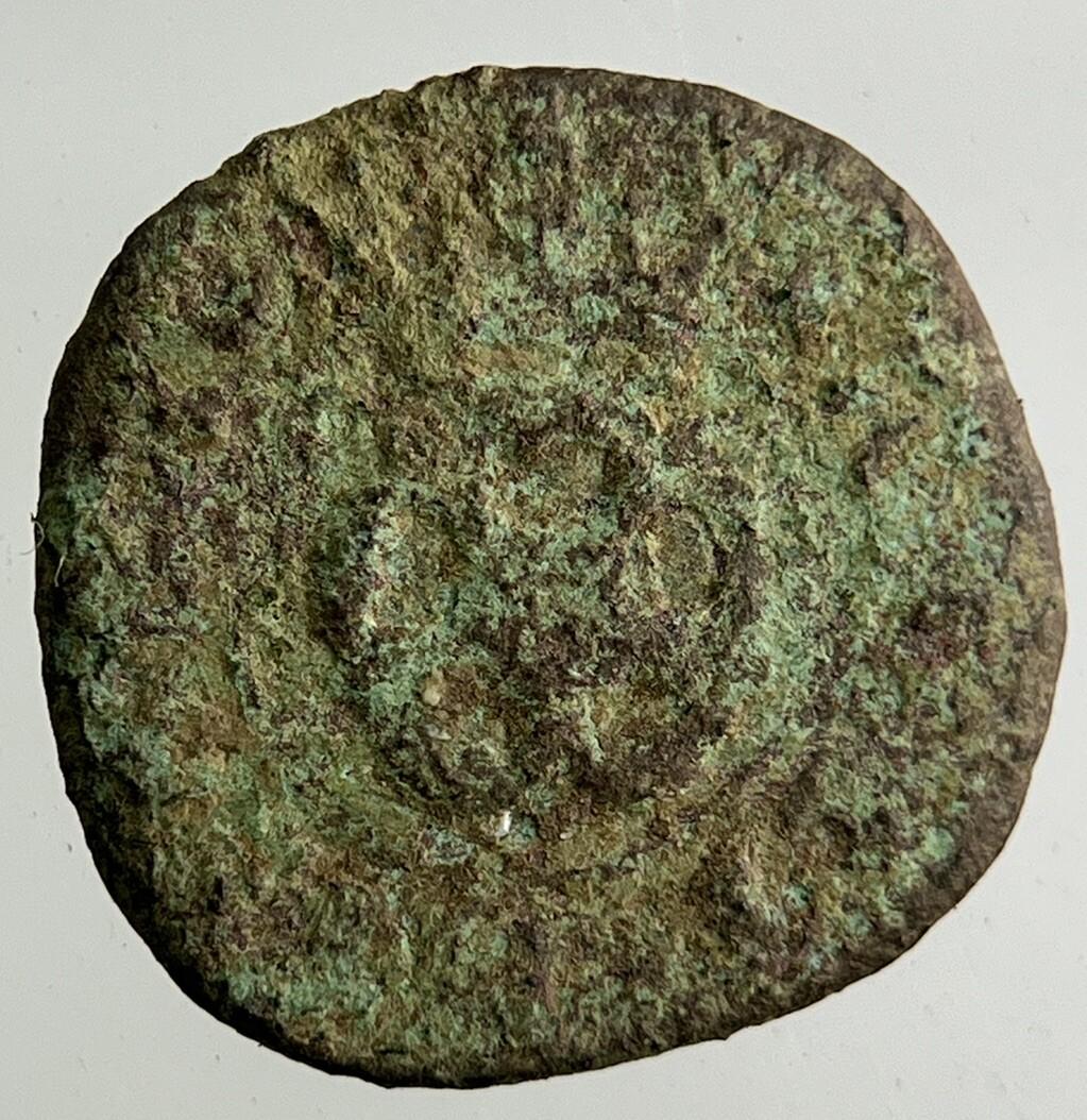 Irish Rose Hammered Farthing Coin | Collectable Grade