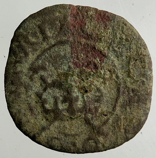 Irish Rose Hammered Farthing Coin | Collectable Grade