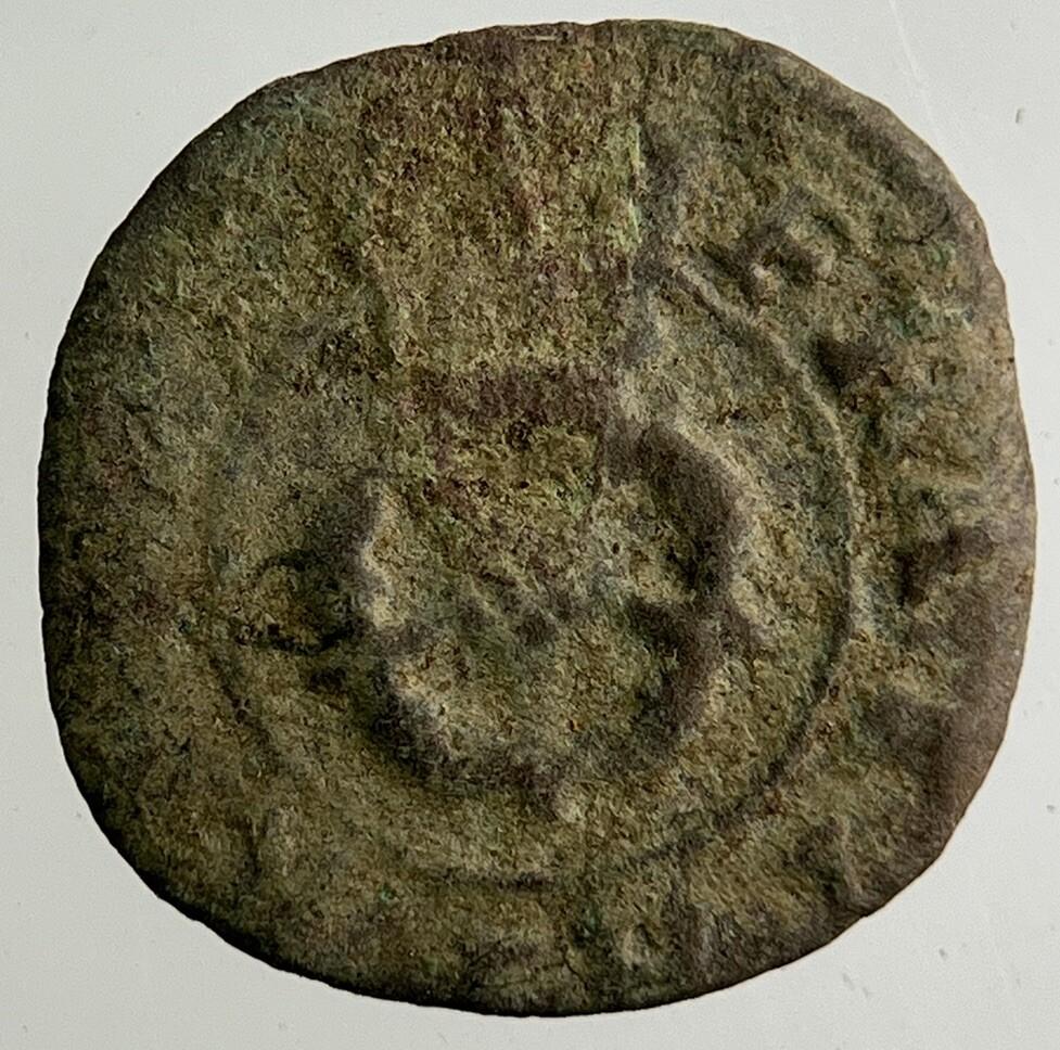 Irish Rose Hammered Farthing Coin | Collectable Grade